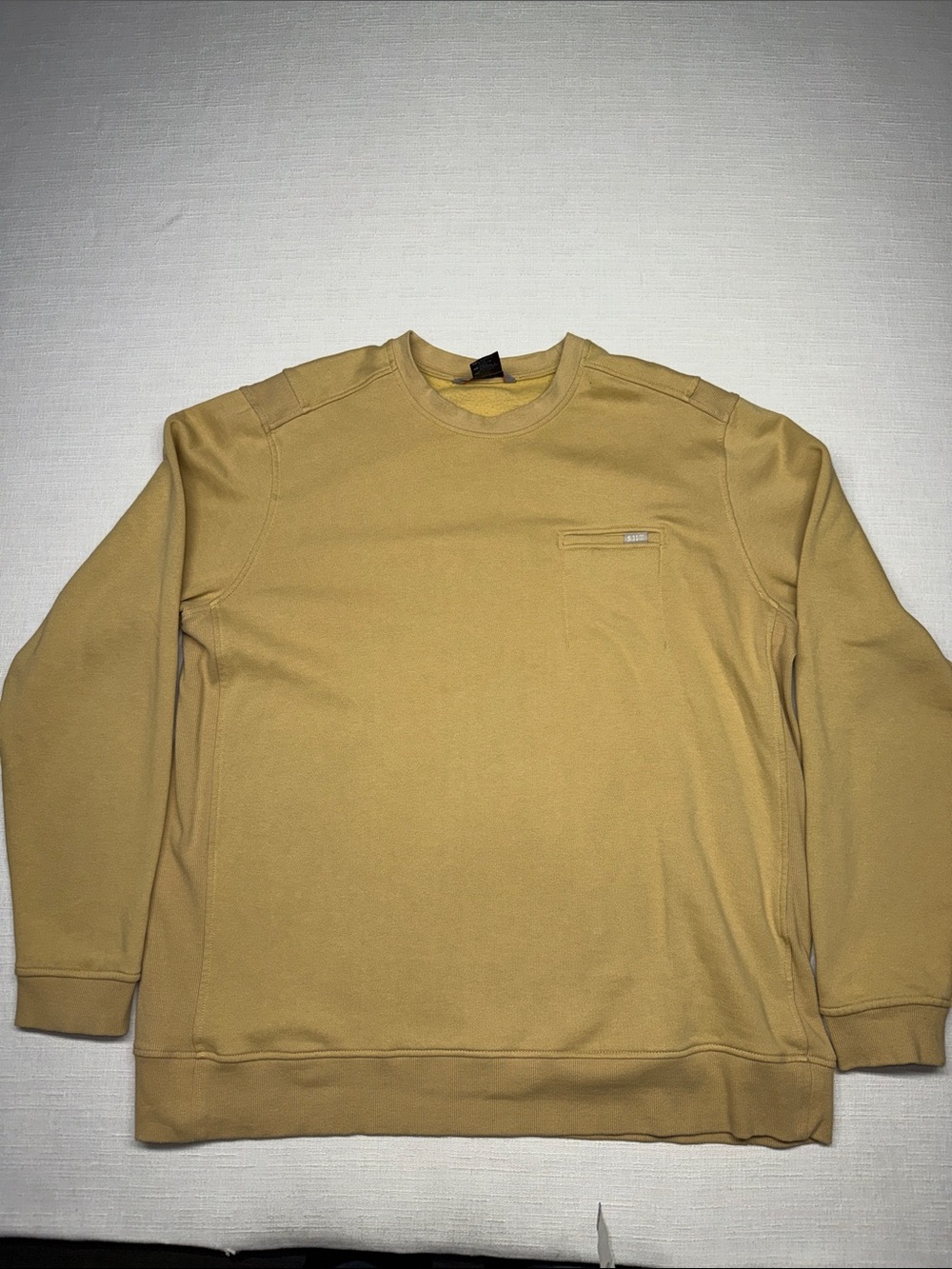 5.11 Tactical Men's Mustard Crewneck Pullover